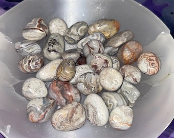Mexican Crazy Lace Agate Tumbles