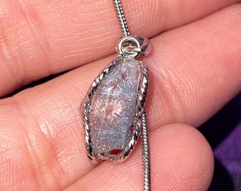 Dumortierite Necklace - Sterling Silver