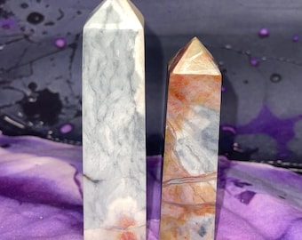 Purple Chalcedony Towers