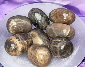 Black Moonstone Tumbles