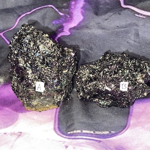 Rainbow Chalcopyrite w/ Barnite Specimens