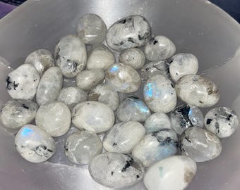 Rainbow Moonstone Tumbles