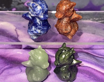Mini Baby Dragon Carvings