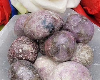Lepidolite Tumbles