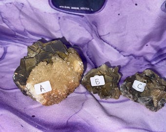 Iridescent Fluorite Specimens