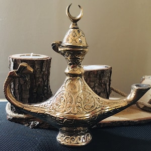 Aladdin Magic Lamp / Home Decor / Brass Lamp Vintage / Handcraft Aladdin Lamp / Christmas  / Genie Lamp