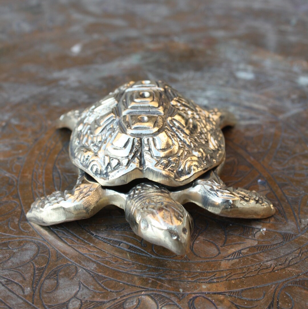 Turtle Ashtray / Tortoise Ashtray / Brass Ashtray / Animal Etsy