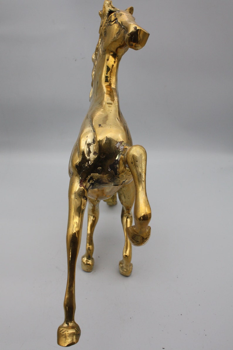 Horse Statue / Big Horse Statue / Brass Horse / Decorative Etsy
