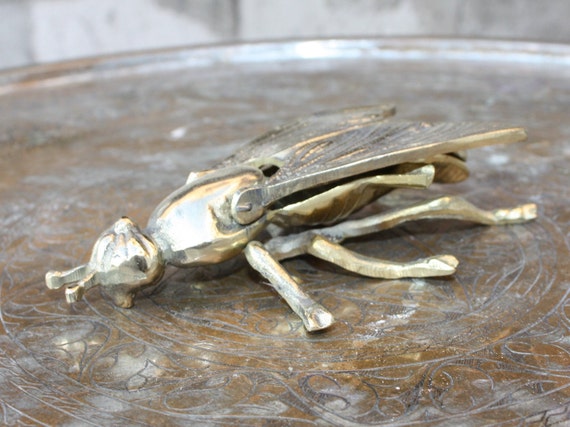 Brass Fly Ashtray: Decorative Home Office Decor - Etsy
