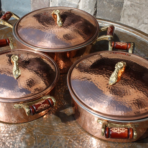 Hammer Forged Copper Cookware / Handmade Hammer Forged Copper Cookware / Cooking / Copper / Healthy Cooking / Kitchen utensils