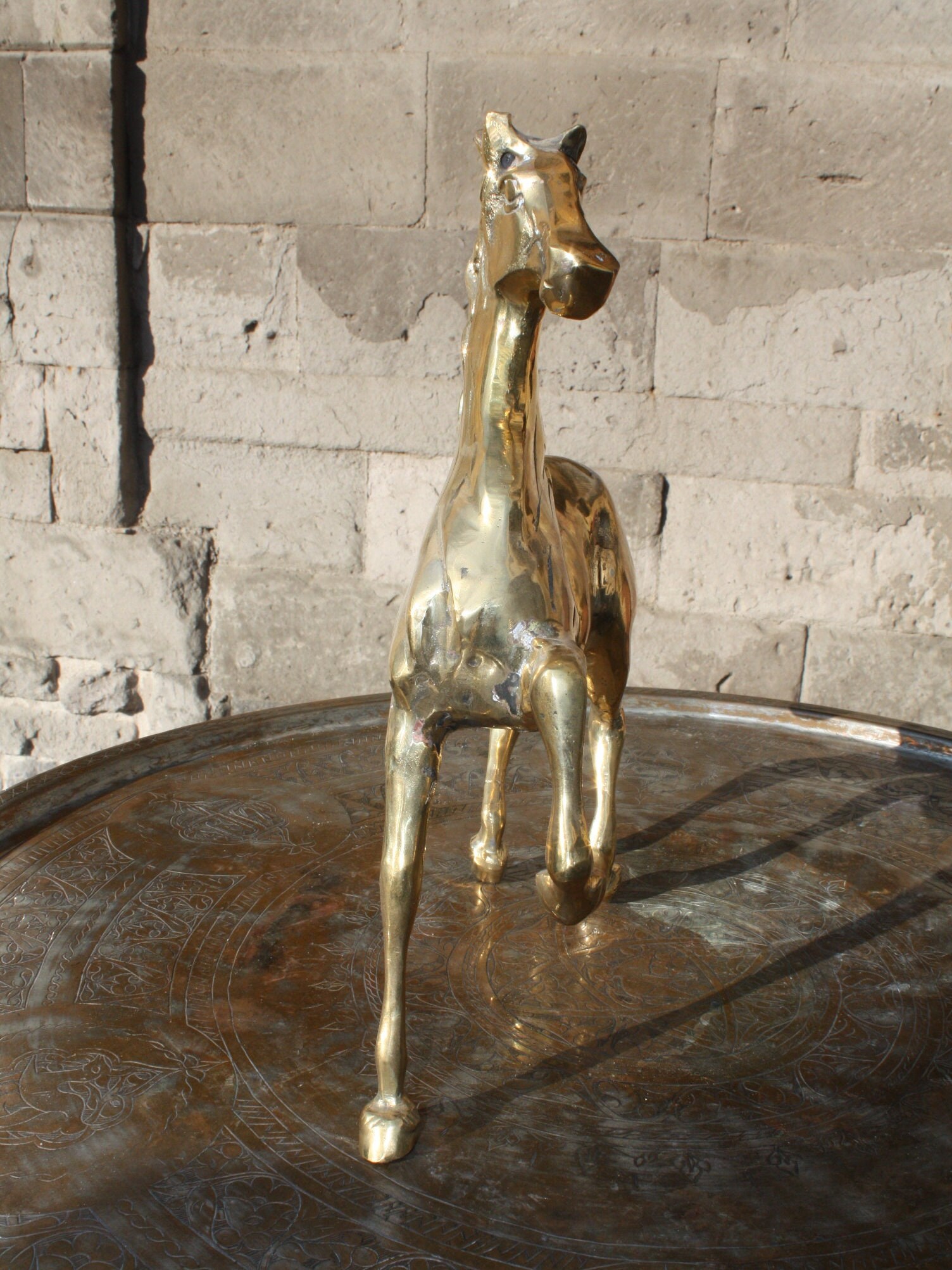 Horse Statue / Big Horse Statue / Brass Horse / Decorative Statue Gift