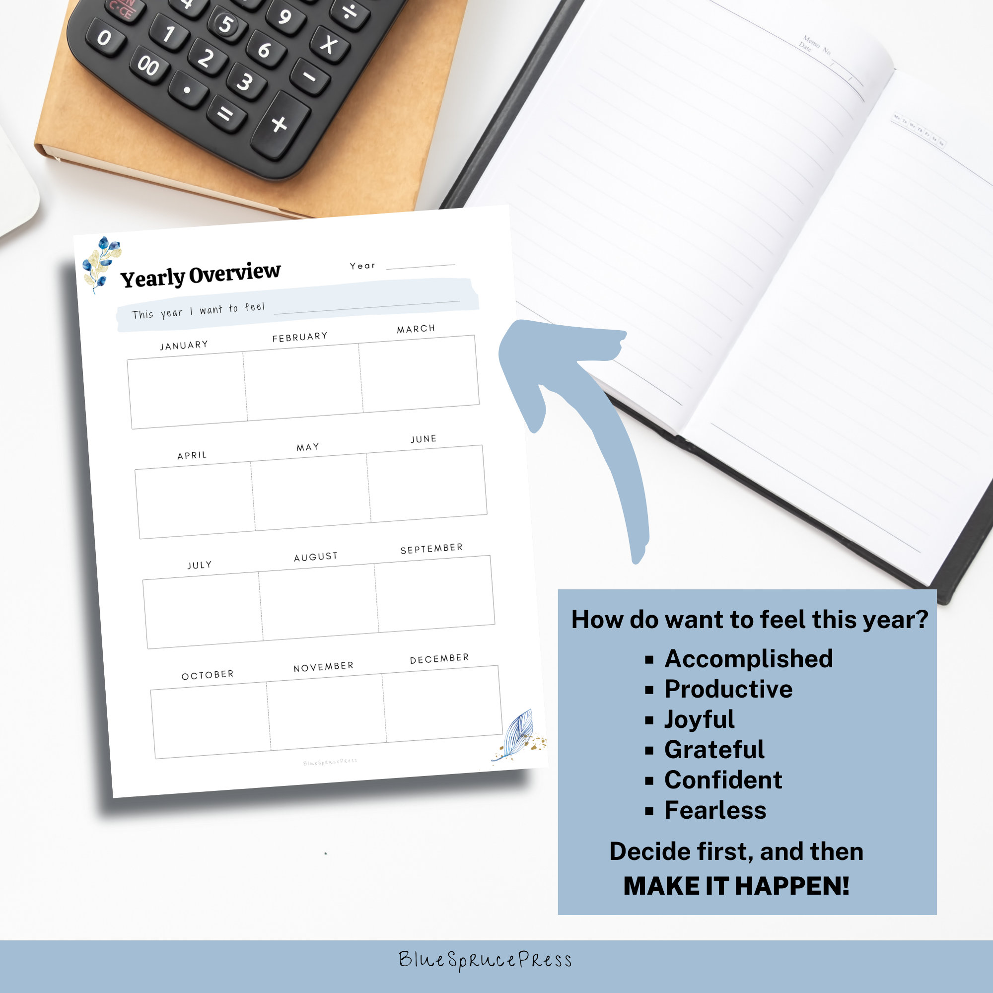 My Organized Life Printable Planner. PDF Instant Download. US Letter ...