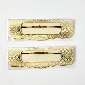 Beautiful Designer 2 Rakhi Pack (2 Rakhis) - Raksha Bandhan, Indian Rakhi, Rakhi For Brother.