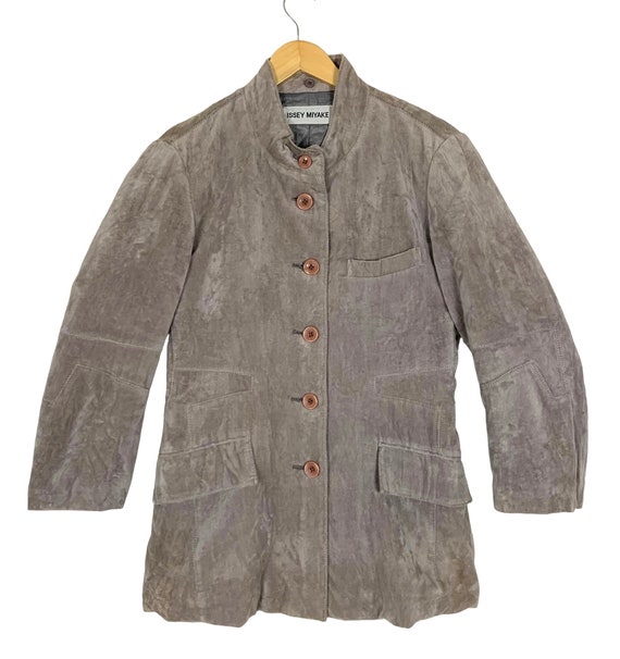 90s ISSEY MIYAKE VELVET SHORT JACKET