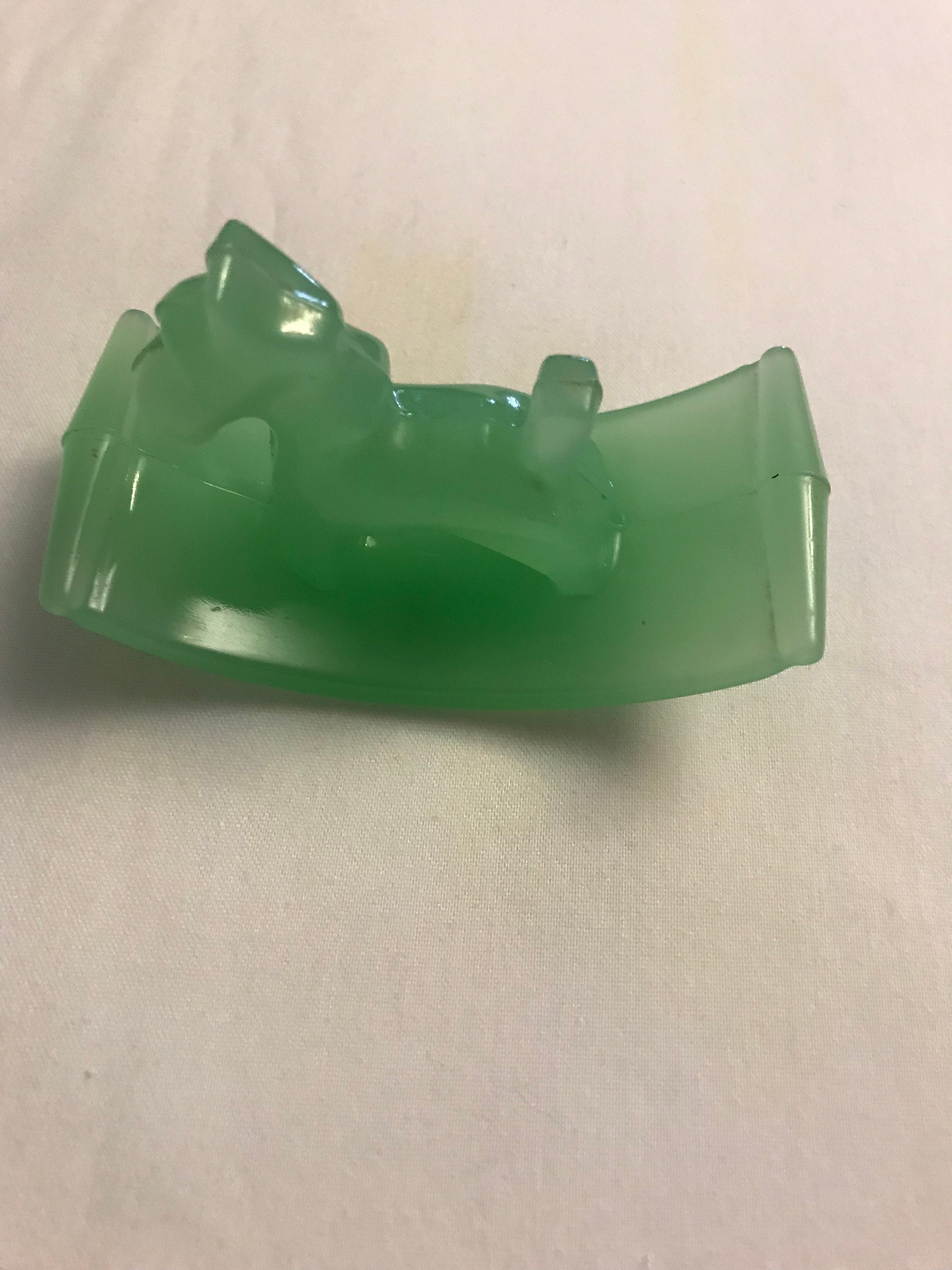 Vintage Ink Blotter Scottie Dog Green Jadeite Houze Glass Etsy