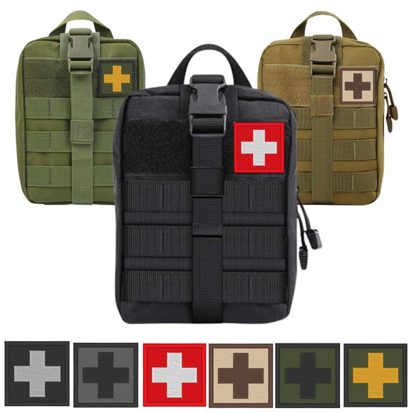 Medical Cross Patch | Medic Patch | Patriot Patches | Tactical Patch | Hook Side Patch