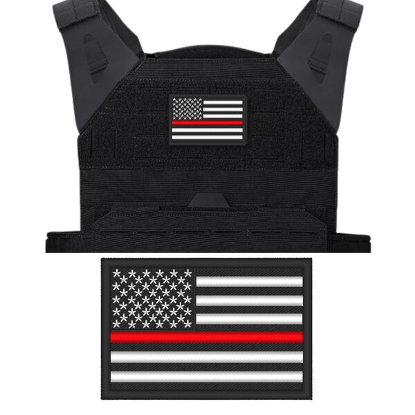 Embroidered Plate Carrier Flag Patch Etsy