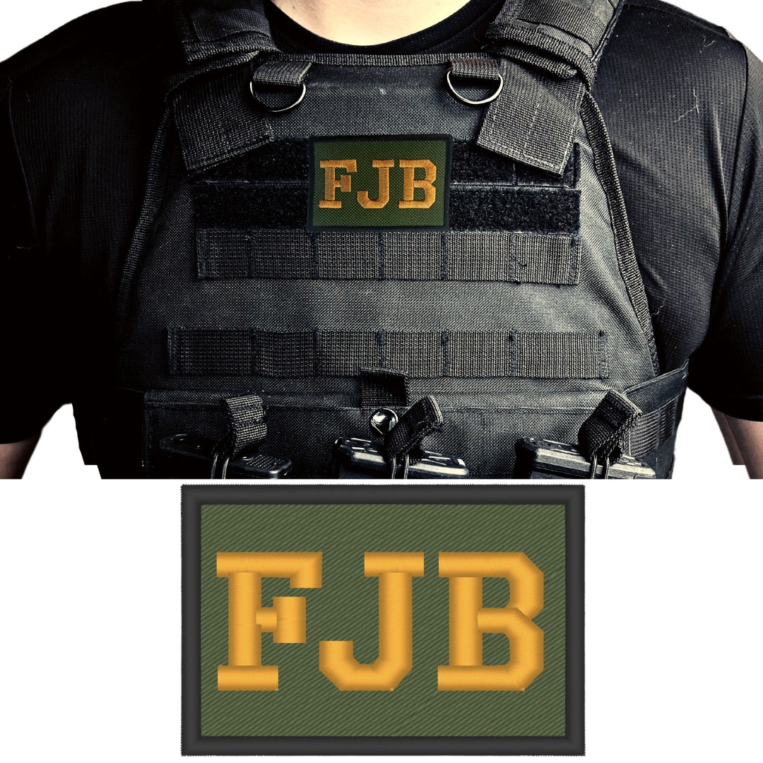 FJB Embroidered Plate Carrier Patch Patriot Patches Etsy