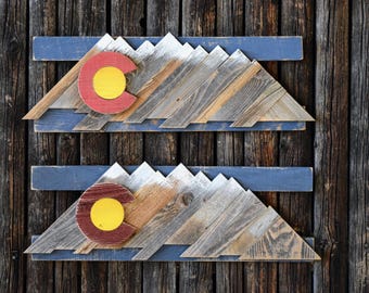 Rustic Colorado Mountain Wall Decor