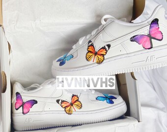 Nike Air Force 1 Butterfly | Etsy