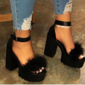 thick platform heel