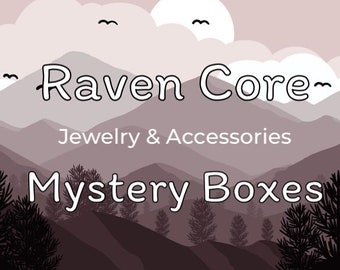 Ravencore Jewelry Mystery Bundle. | Geheimnisvolle Schmuckschatulle. | Selbstpflege-Geschenkbox.