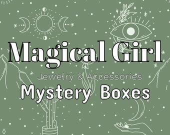 Caja misteriosa de joyería de chica mágica/caja de regalo de cuidado personal. / Caja misteriosa de joyería de cristal. / Regalos Mágicos. / Doremi mágica.