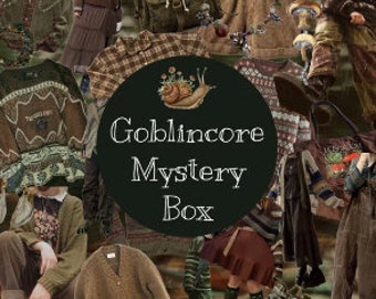 Paquete misterioso de joyería Goblincore / Paquete de regalo de cuidado personal / Inmersión de la suerte SORPRESA / Caja misteriosa de joyería.