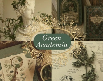 Green Academia Mystery Bundle. | Mystery Jewelry Box. | Self Care Gift Box.