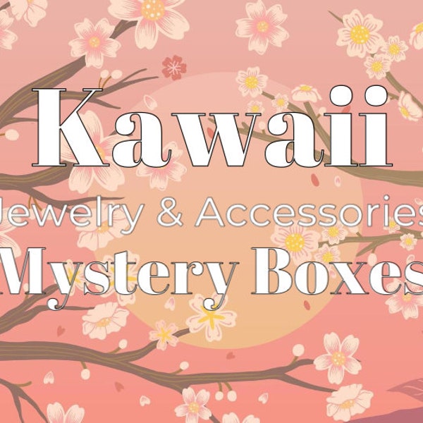 Kawaii Mystery Bundle. | Mystery Jewelry Box. | Self Care Gift Box.