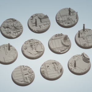 10 x 32mm "District Feudis" Industrial Resin Bases