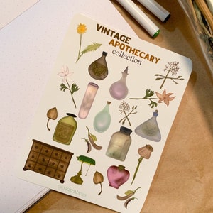 Stickers Messages de plantes pour journaling - Couleurs Lointaines