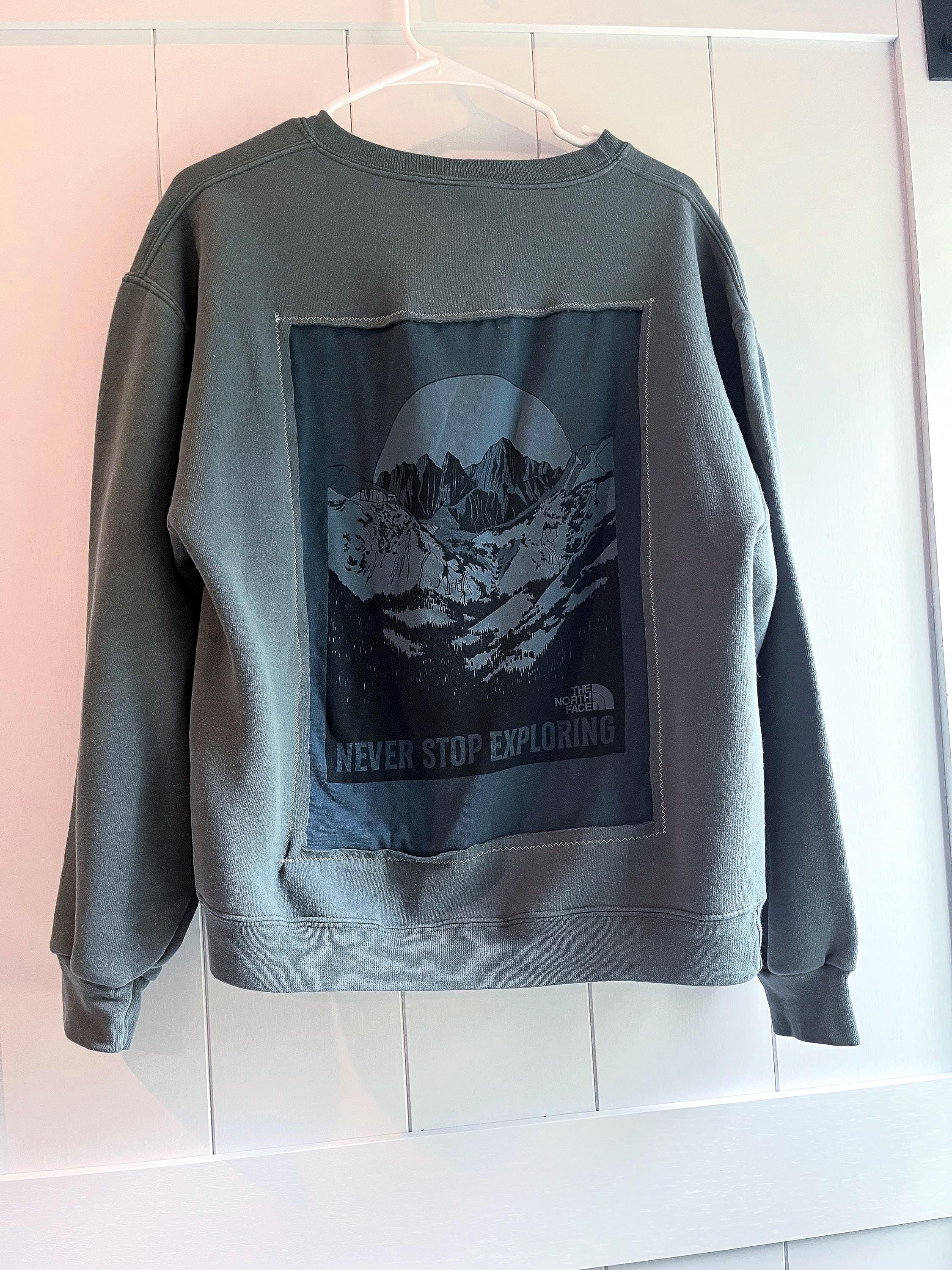 North Face Hoodie - Etsy