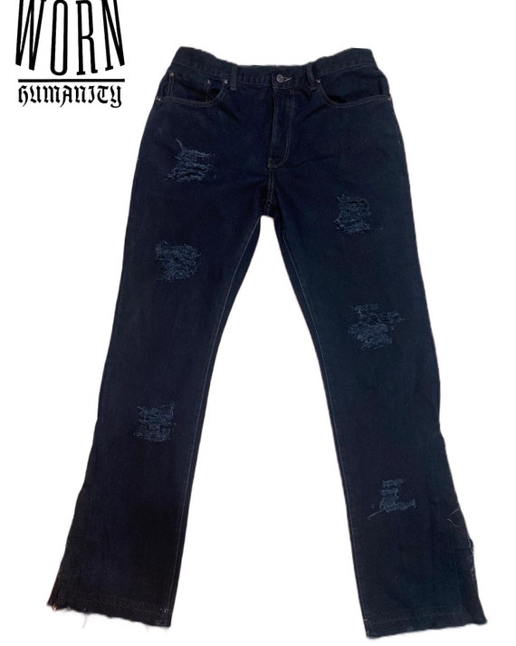 OG Zip Flare Jeans - Etsy OG Zip Flare Jeans - Etsy