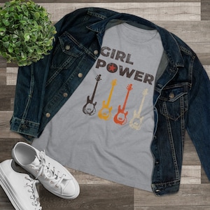 Girl Bassist Shirt, Girl Power Bass Player, Bass Player Gift, Bass Guitar Girl T-shirt