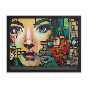 portrait print, Girl Portrait Art, Modern Wall Art, Wall Decor, Home Decor, trendy wall art, Wall Art Print, Wall Art, wall art framed