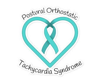POTS Awareness Sticker, Postural Orthostatic Tachycardia Syndrome Sticker, Dysautonomia Sticker, Chronic Illness Sticker, Spoonie Sticker