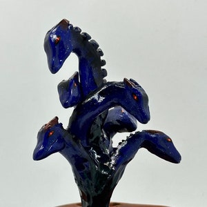 Hydra - mythical sea monster - unique garden accessory - aquatic party accent - eccentric home office decor - Magic The Gathering lover gift
