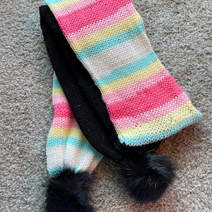 Wednesday inspired scarf