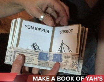 Biblical Feasts Craft Book | Sukkot, Jewish Holiday (PDF Download)