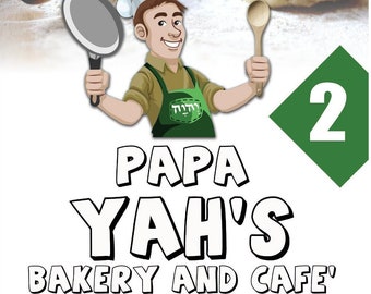 Bread of Life Menu 2, Papa Yah's Cafe, Children's Printable (PDF)