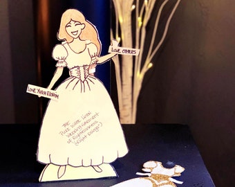 Purim Paper Doll DIY | Jewish Holiday Homeschool Activity (PDF Download)