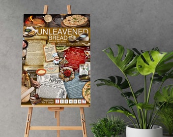 Unleavened Bread Poster | Chag ha'Matzot Foam Core Wall Art