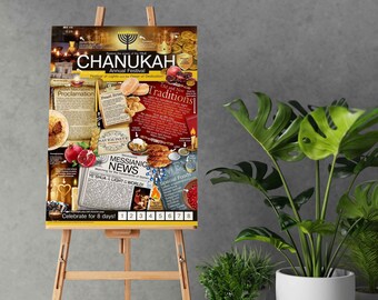 Hanukkah Feast Poster | Messianic News, Light of the World