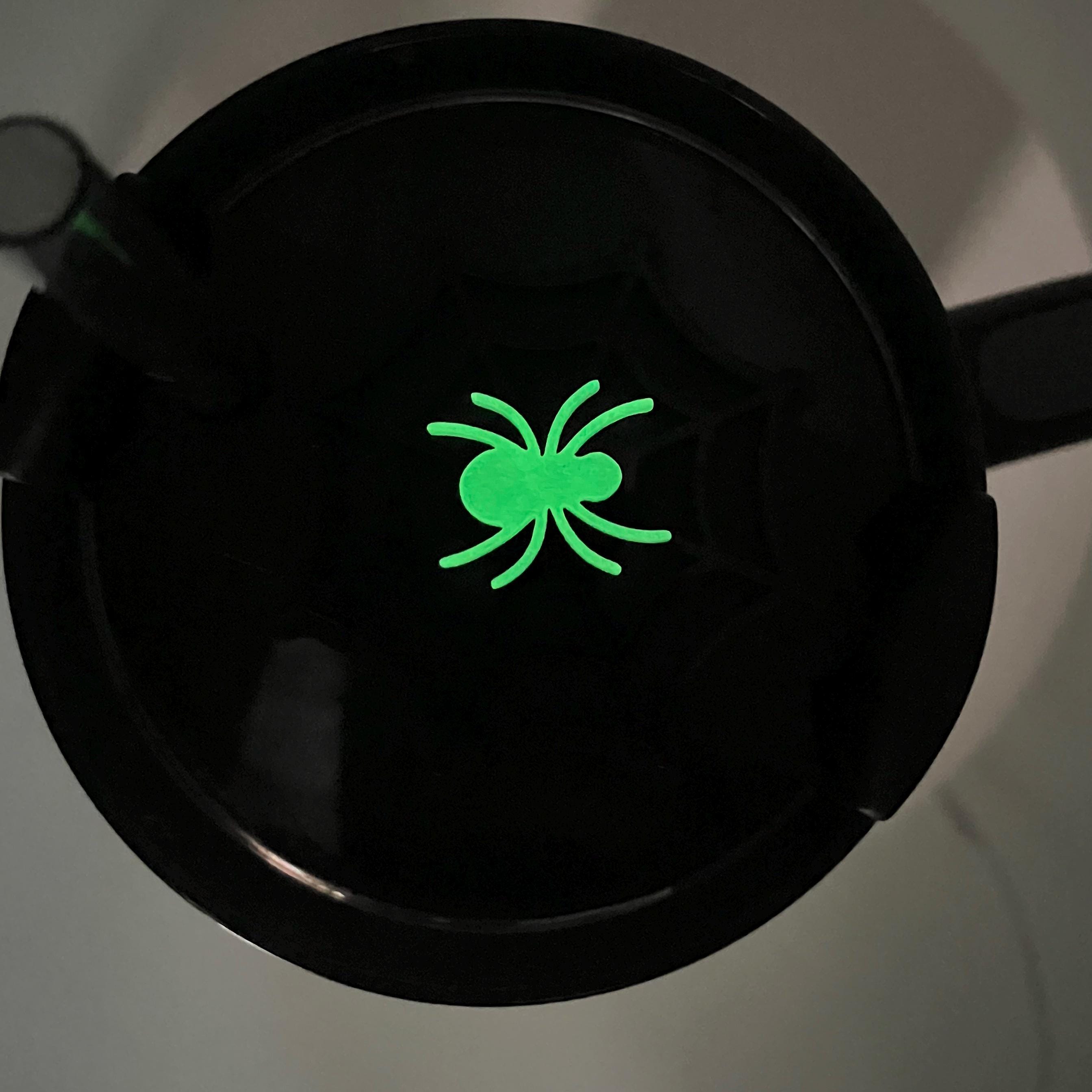 Glow In The Dark Spider Web Halloween Tumbler Topper | 20, 30oz, 40oz, or 64oz Stanley Quencher| Accessory Tag Plate Stanley Flowstate h2.0