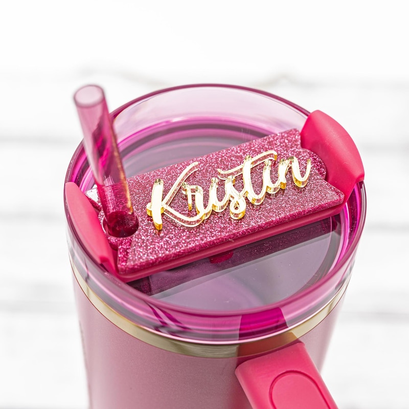 Gold Glitter Name Plates - Etsy