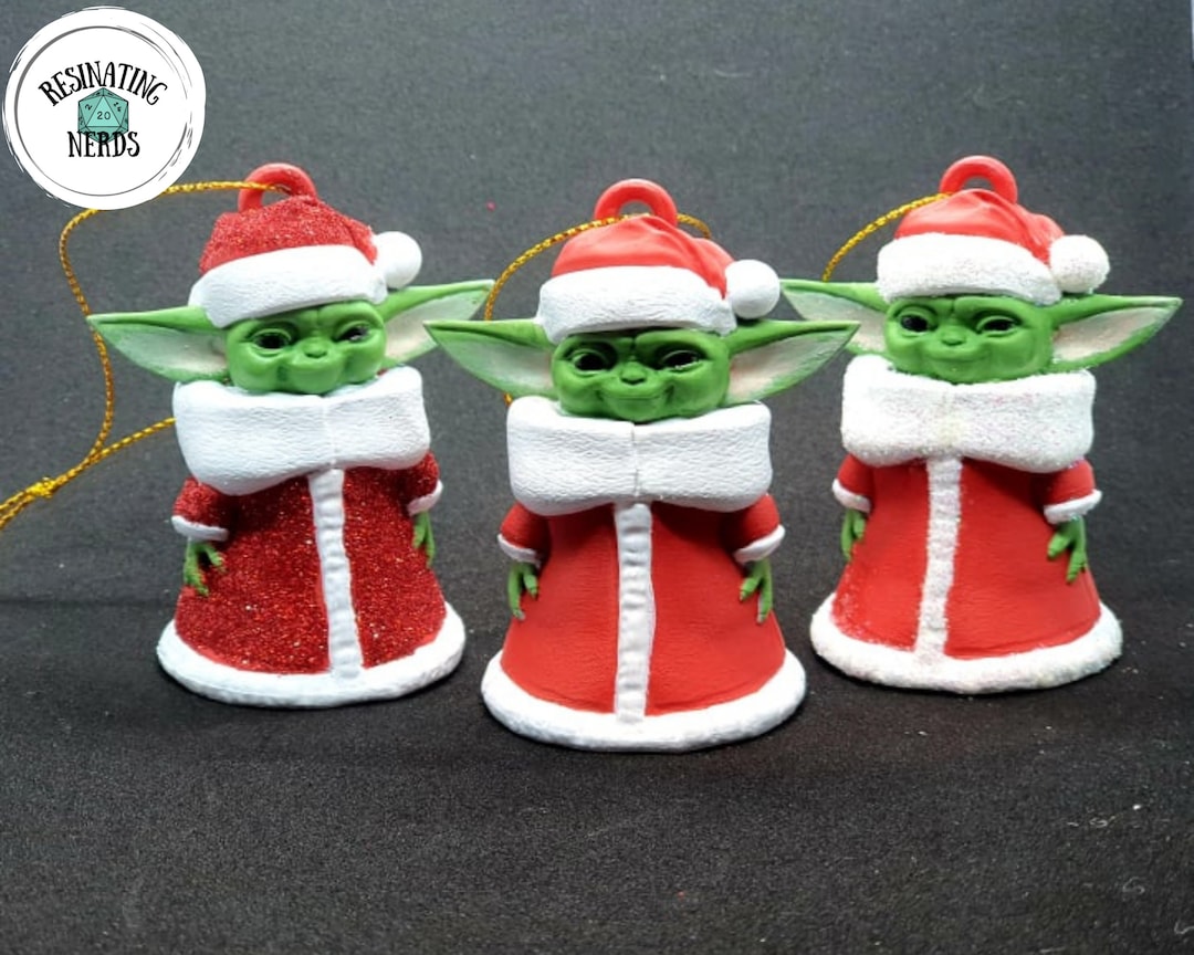 Full Santa Grogu Christmas Tree Bauble Xmas Decoration Etsy