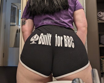 Built for BBC Short Set - Shorts Only for Queen of Spades with SpadesCastle QoS Symbol Perfect gift for Hotwife Cuckold Lifestyle