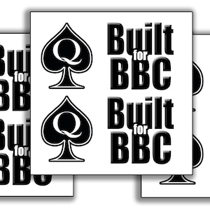 12pc Temporary Tattoo Built for BBC Queen of Spades QOS