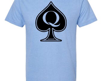 Queen of Spades Shirt by SpadesCastle with QoS Symbol